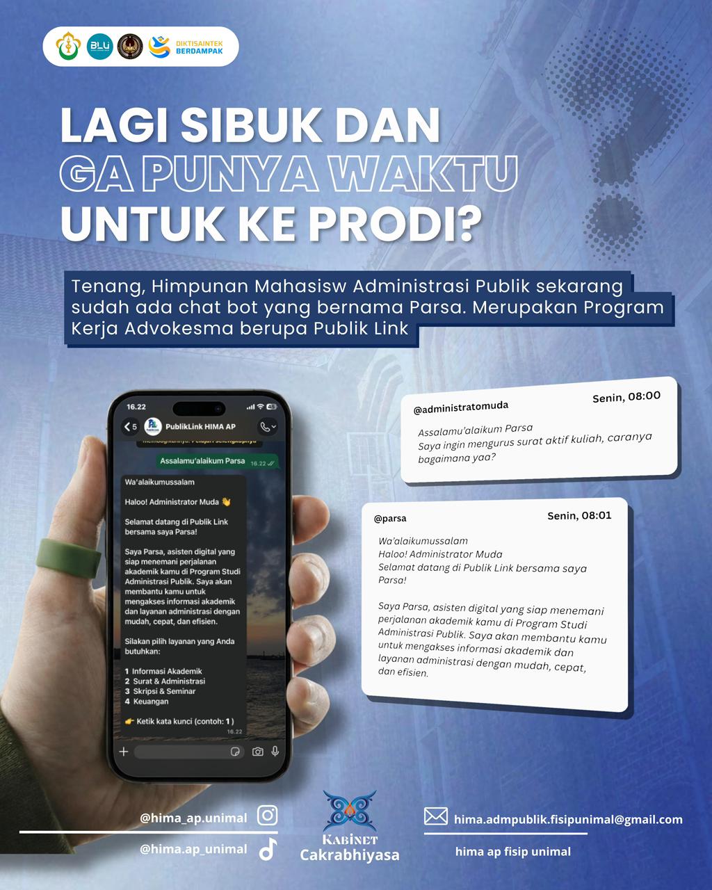 https://news.unimal.ac.id/index/single/7686/hima-ap-luncurkan-publik-link-chatbot-parsa-permudah-layanan-akademik-mahasiswa